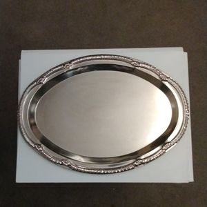 A silver platter